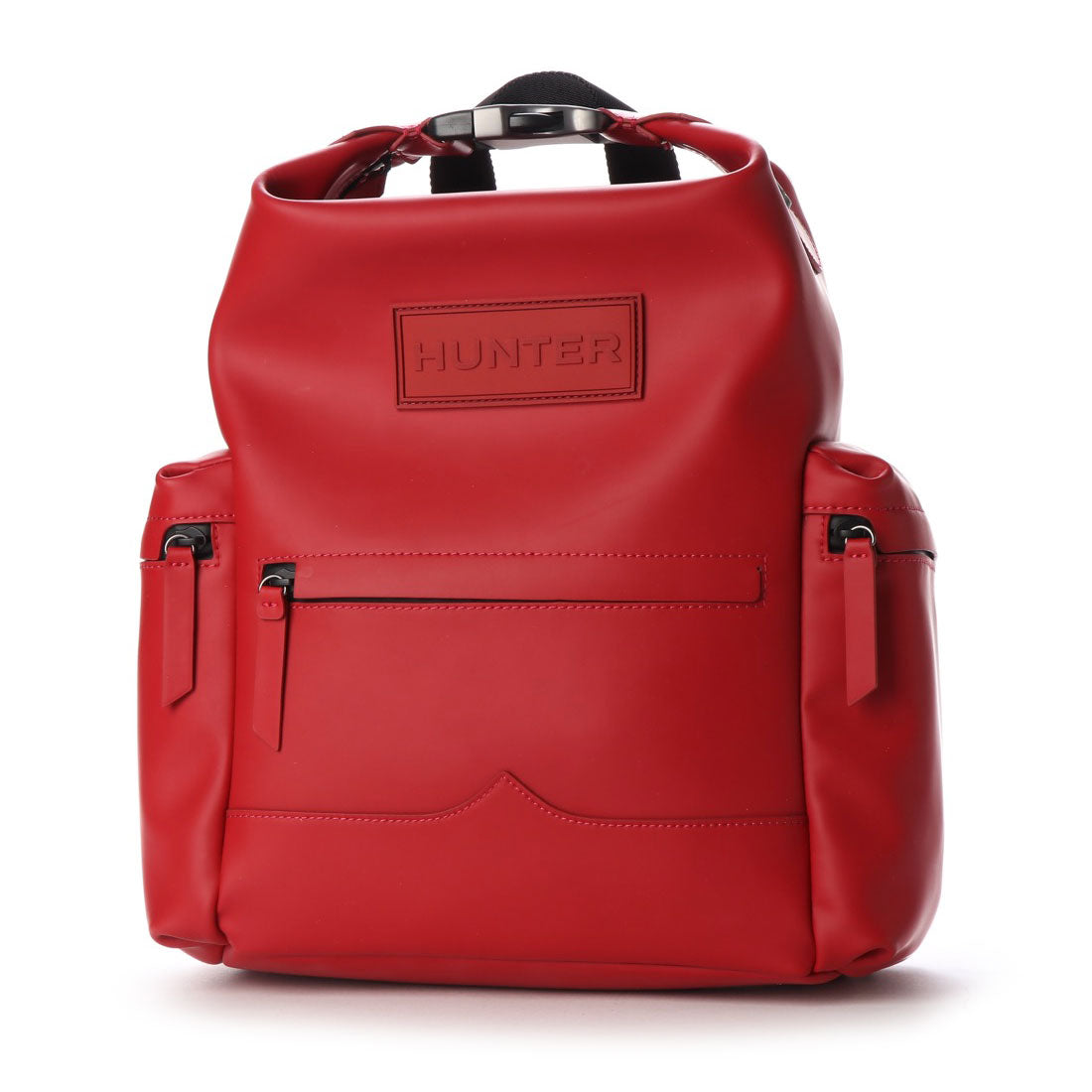 HUNTER Original Top Clip Backpack Rubberized Leather Medium