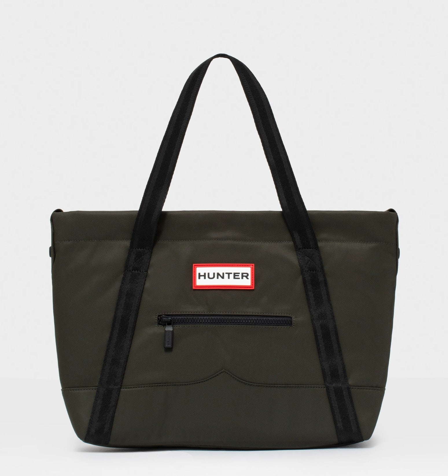 【新品】★HUNTER★ NYLON TOP CLIP TOTE MEDIUM Hunter Women's Nylon Top Clip Tote Shoulder Bag Medium Black