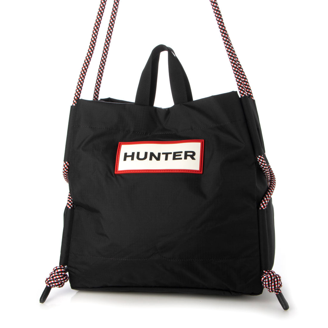 ハンター HUNTER トラベル リップストップ トート （BLACK/RED BOX LOGO） BLACK/RED BOX LOGO