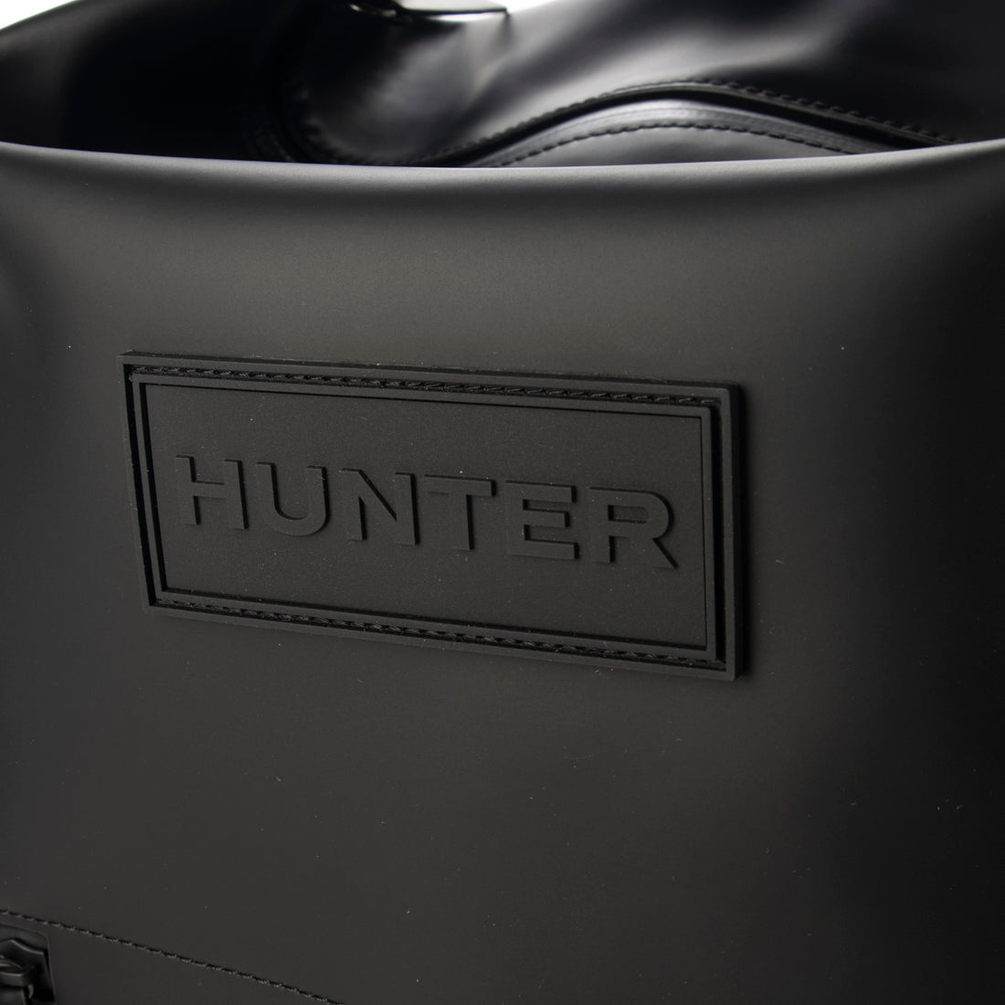 HUNTER Original Top Clip Backpack Rubberized Leather Medium
