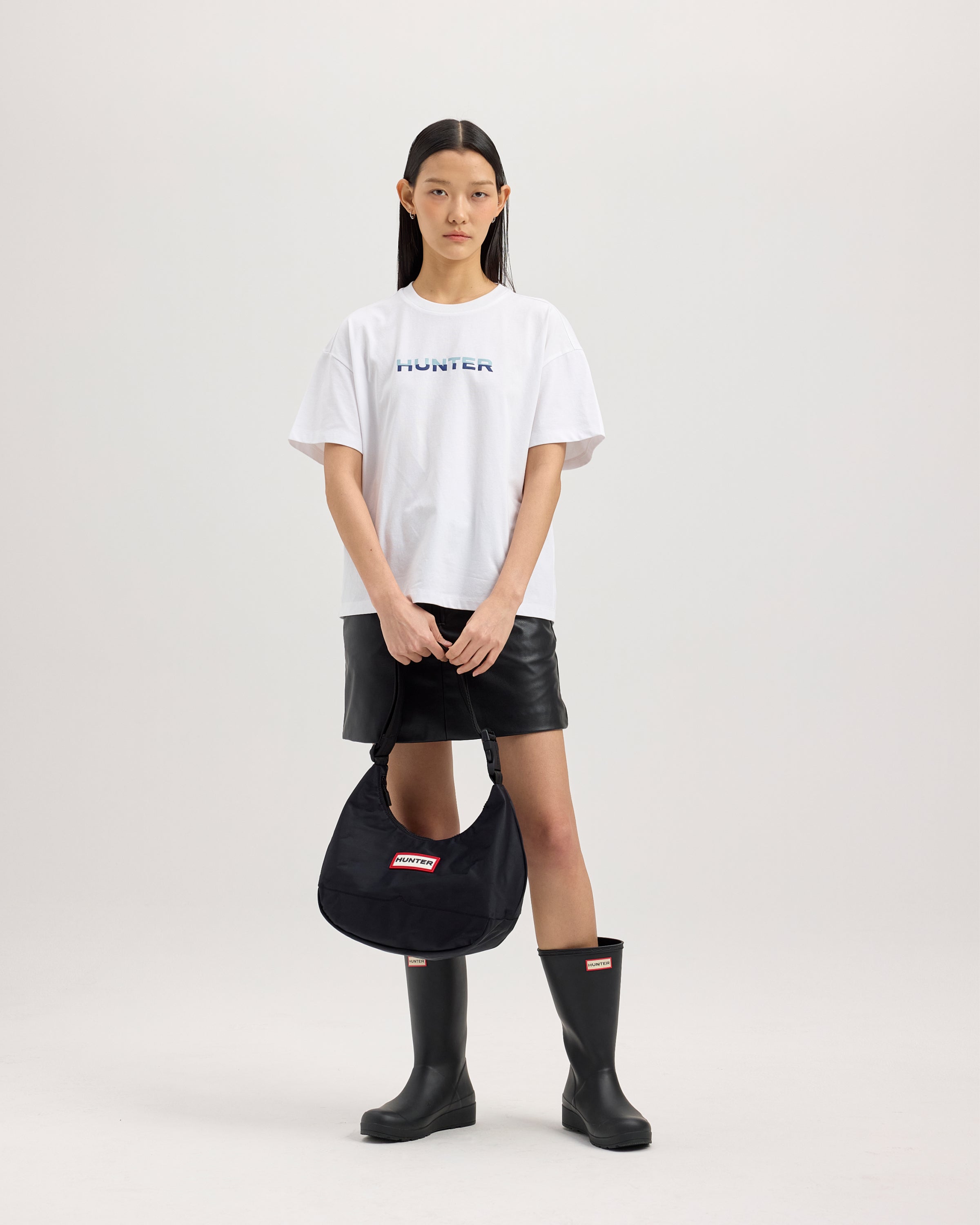 Hunter HUNTER nylon Midi Hobo