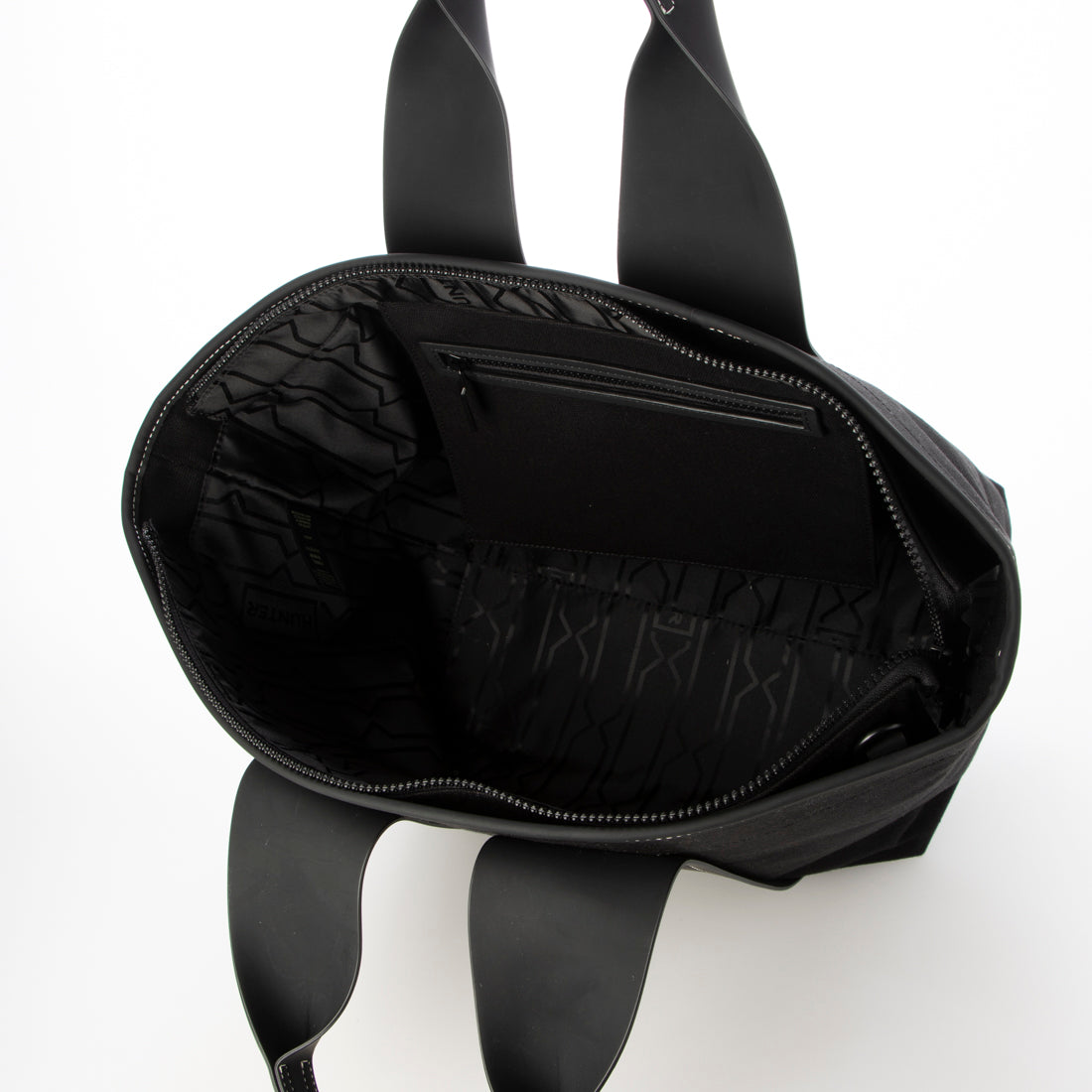 HUNT☆Refined Stitch Canvas Tote - Black HUNTER Refined Stitch Canvas Tote Bag