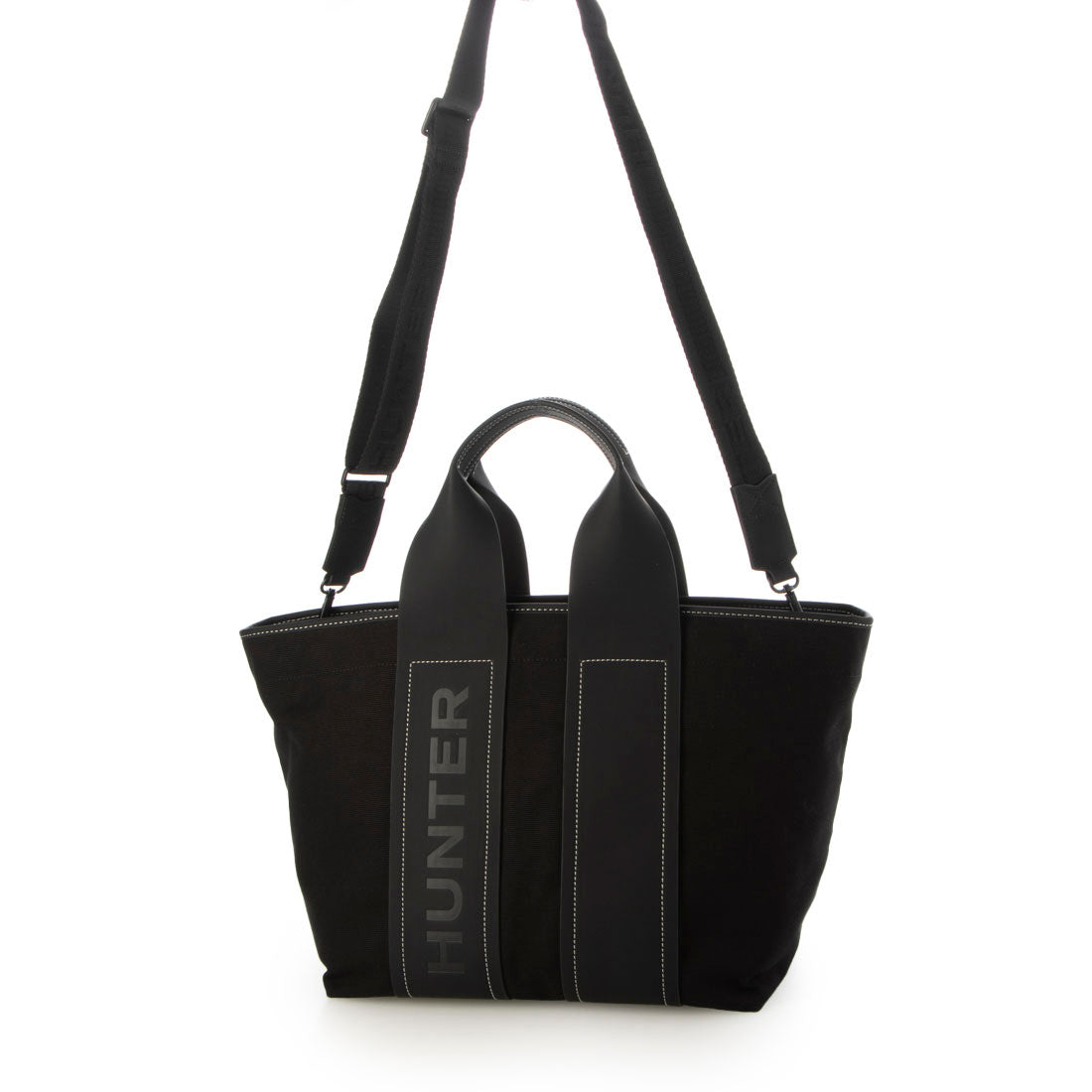 HUNT☆Refined Stitch Canvas Tote - Black HUNTER Refined Stitch Canvas Tote Bag