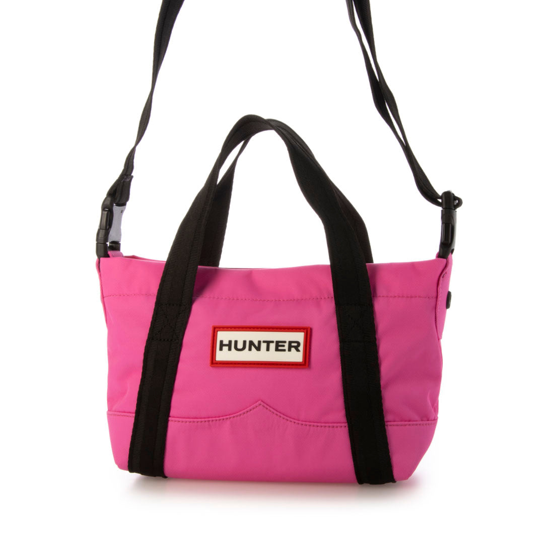 ハンター HUNTER ナイロン ミニ トップ クリップ トート バッグ （ピンク サンセット） ピンク サンセット