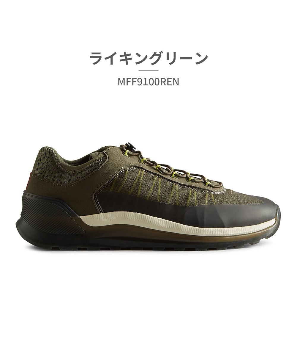 ハンター HUNTER ハンター HUNTER メンズ MFF9100REN トラベル スニーカー MENS TRAVEL TRAINER （ライキングリーン） ライキングリーン