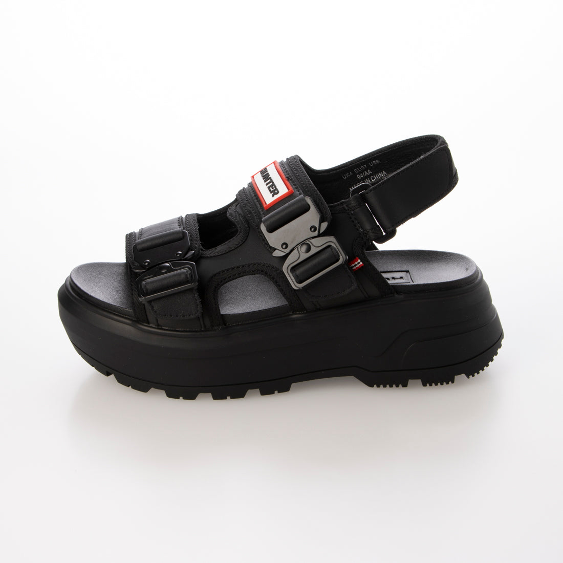 Hunter HUNTER Unisex City Rebel Neo leather Buckle Sandals Hunter HUNTER Unisex City Rebel Neo leather Buckle Sandals