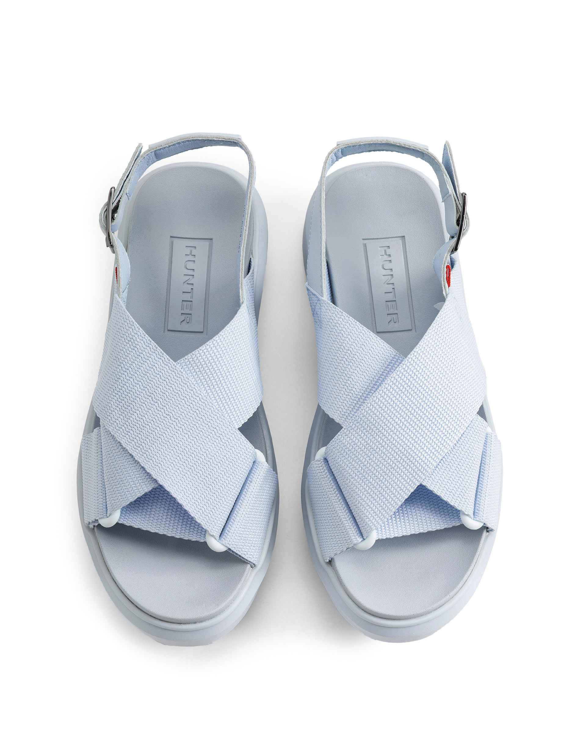 靴 HUNTER U CITY REBEL CROSS-OVER SANDAL HUNTER サンダル 「HUNTER」 U CITY REBEL WEBBING CROSS-OVER