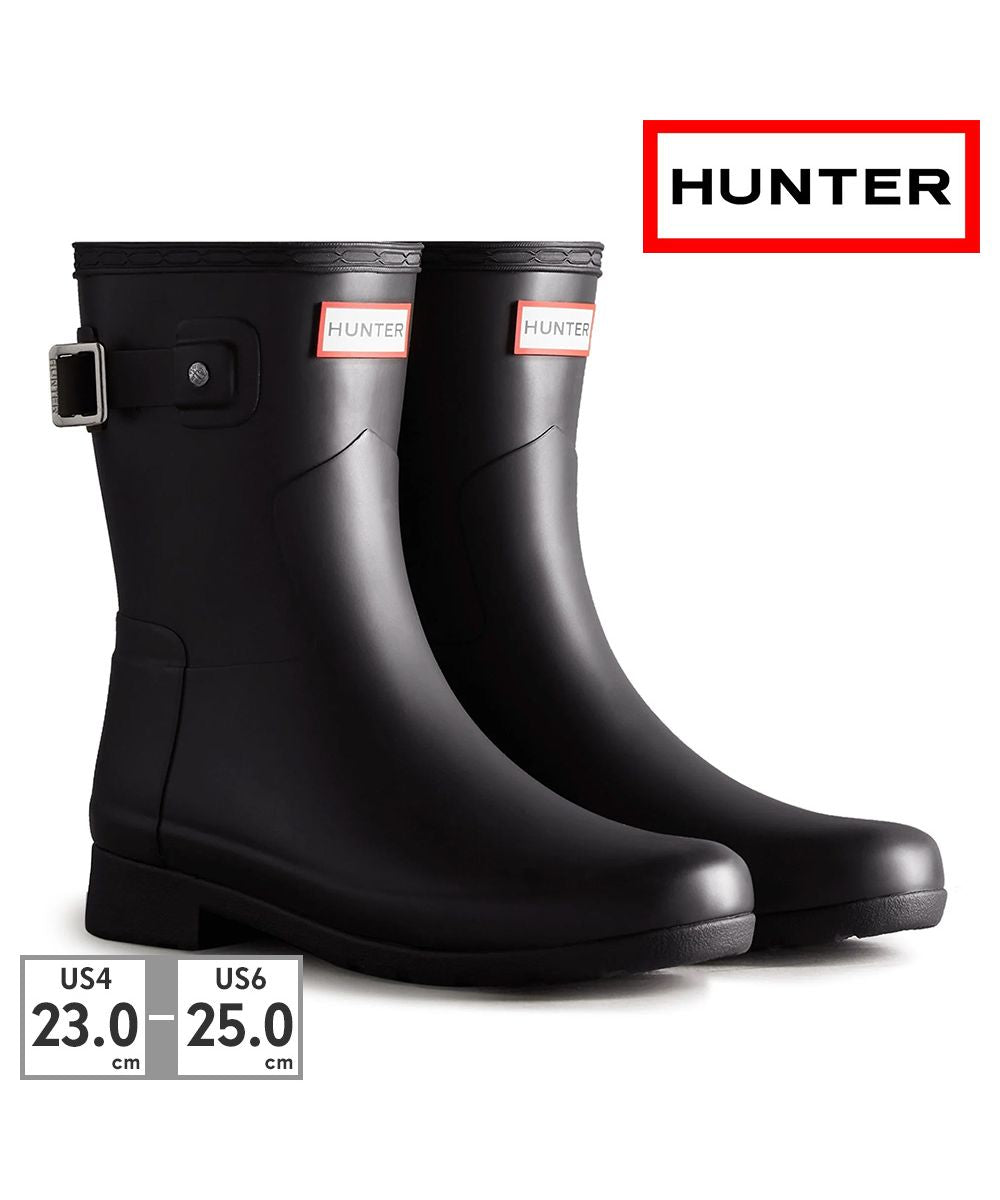 ハンター HUNTER ハンター HUNTER レディース WFS2200RMA オリジナル リファインド ショート レイン ブーツ WOMENS REFINED SHORT （ブラック） ブラック