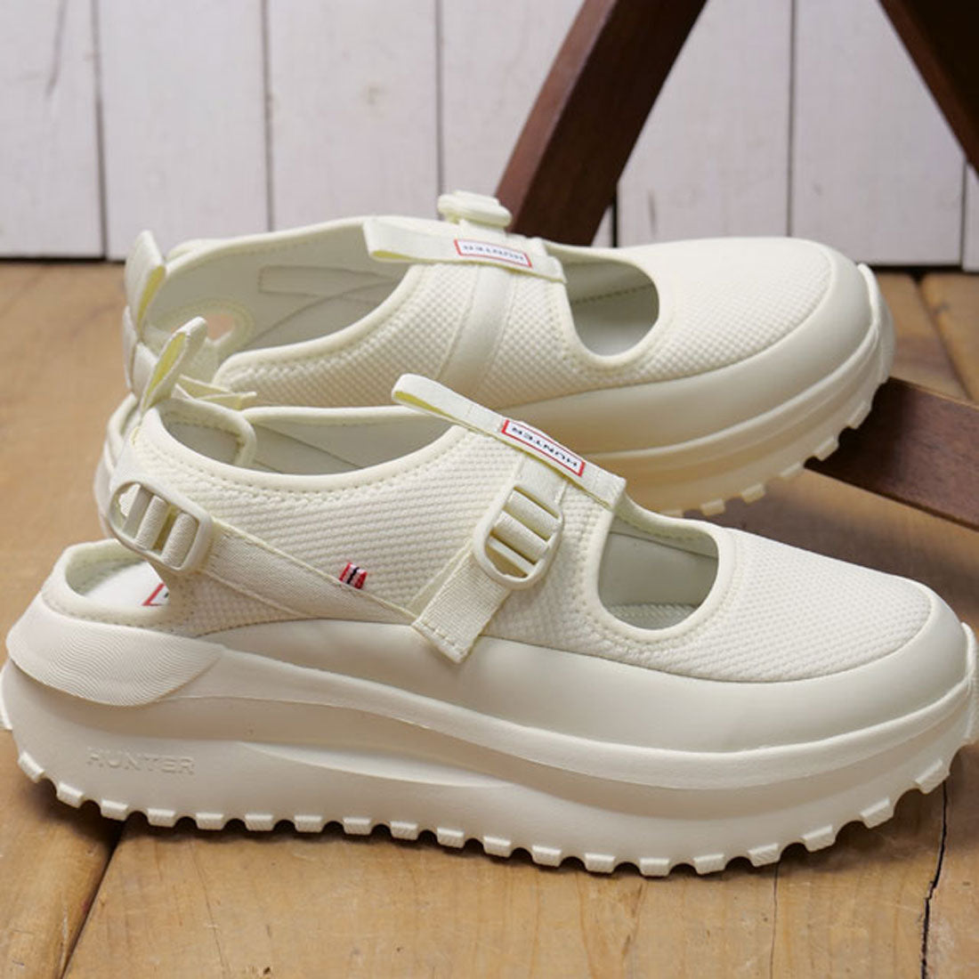 HUNTER UNISEX TRAVEL FLOW SANDAL SHADED-WHITE [UFF7103MSH]