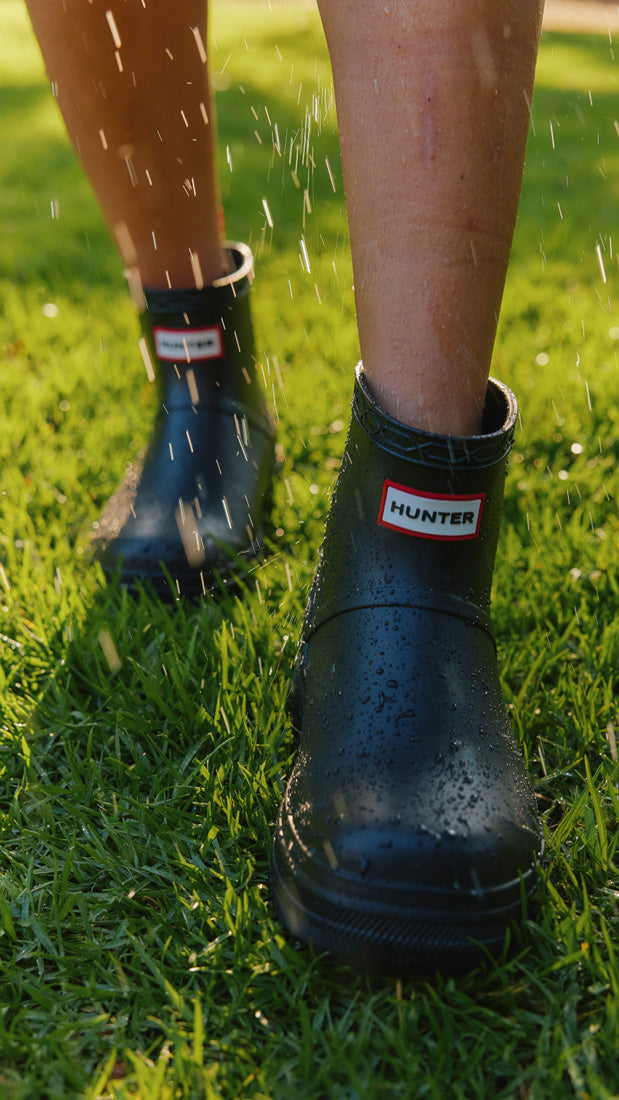 ハンター HUNTER レディース レインブーツ ユニセックス プレイ モールデット ブーツ UFS7105PVC 雨靴 長靴 防水 正規品 （ブラック） ブラック