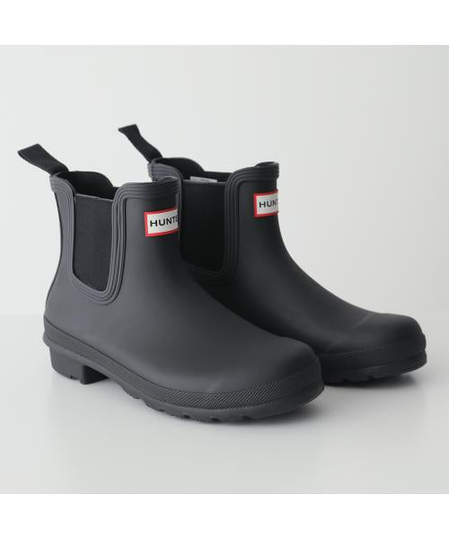 ハンター HUNTER HUNTER レインブーツ W ORIGINAL CHELSEA WFS2078RMA （BLACK/ブラック） BLACK/ブラック