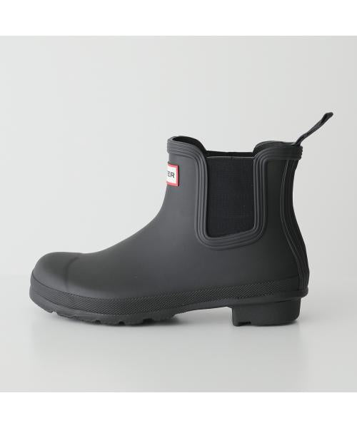 ハンター HUNTER HUNTER レインブーツ W ORIGINAL CHELSEA WFS2078RMA （BLACK/ブラック） BLACK/ブラック