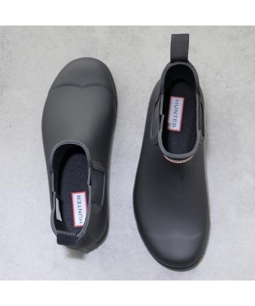 ハンター HUNTER HUNTER レインブーツ W ORIGINAL CHELSEA WFS2078RMA （BLACK/ブラック） BLACK/ブラック