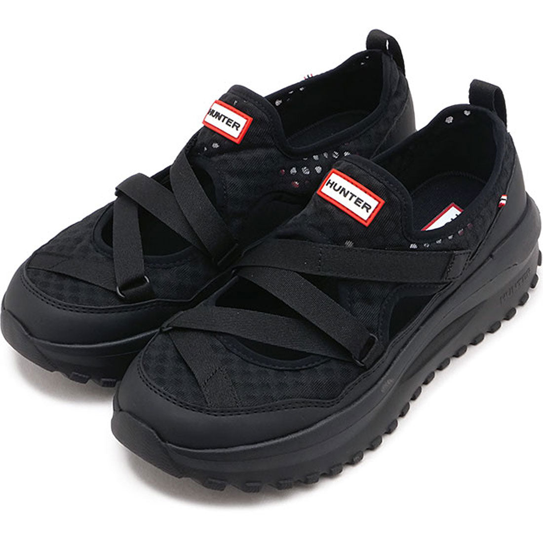 ハンター HUNTER WOMENS TRAVEL FLOW MARY JANE TRAINER BLACK [WFF3123MSH] （BLACK） BLACK