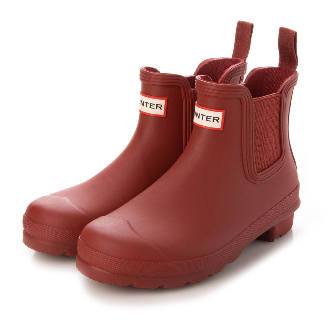 ハンター HUNTER【レインシューズ】レディース レインブーツ オリジナル チェルシーブーツ WFS2078RMA,レッド