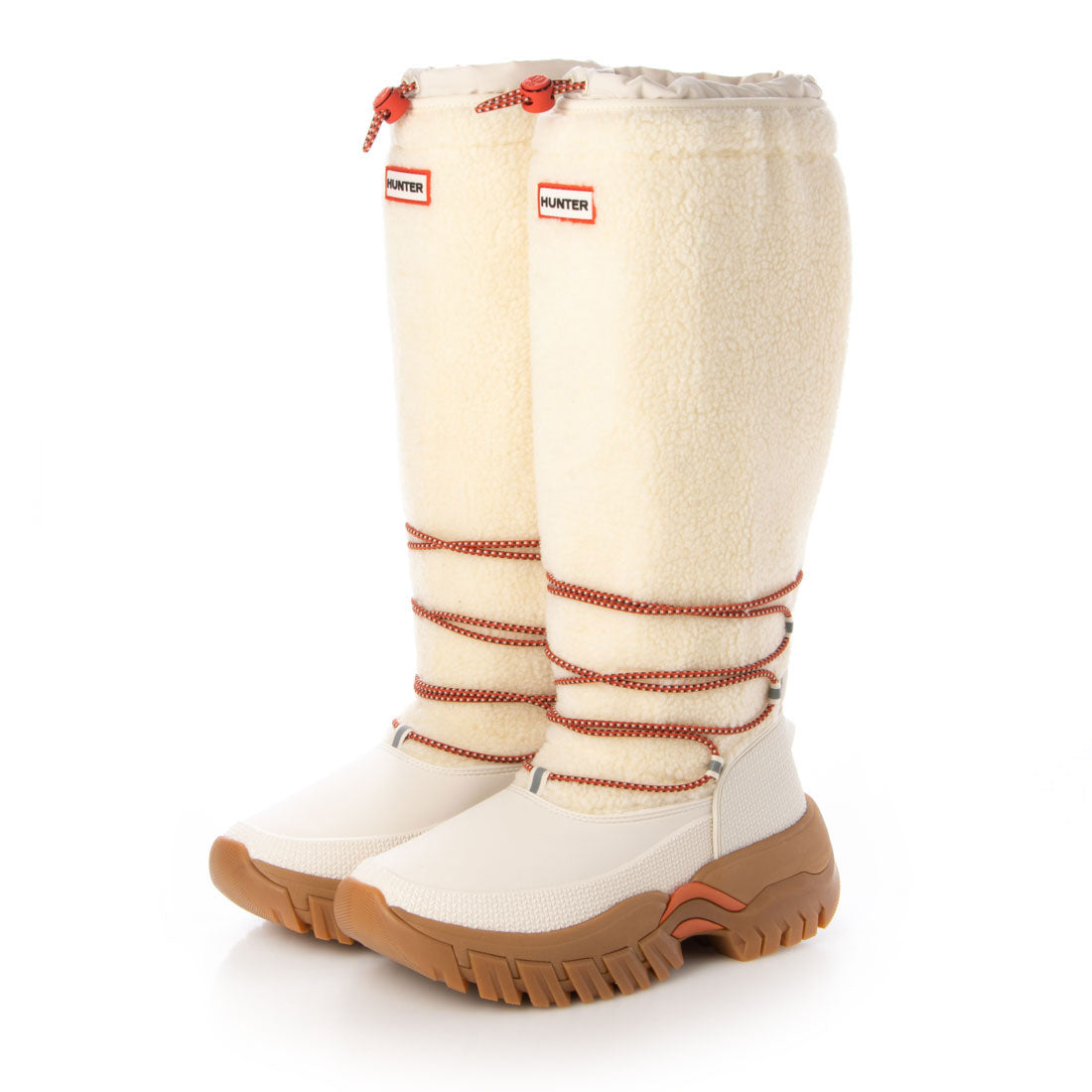 ハンター HUNTER 【レディース】ワンダラートールシェルパスノーブーツ （WHITE WILLOW/GUM） WHITE WILLOW/GUM