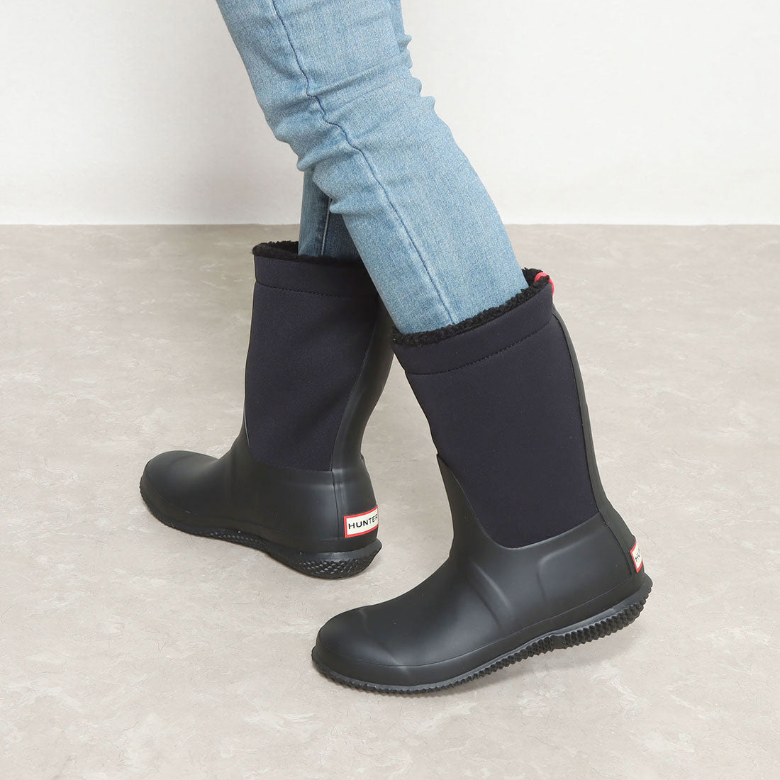 ハンター HUNTER womens original roll top sherpa boot