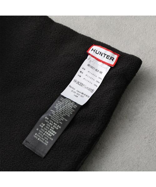 ハンター HUNTER HUNTER マフラー INTREPID ZIP UP SCARF HR10027 （BLACK/BLK/ブラック） BLACK/BLK/ブラック