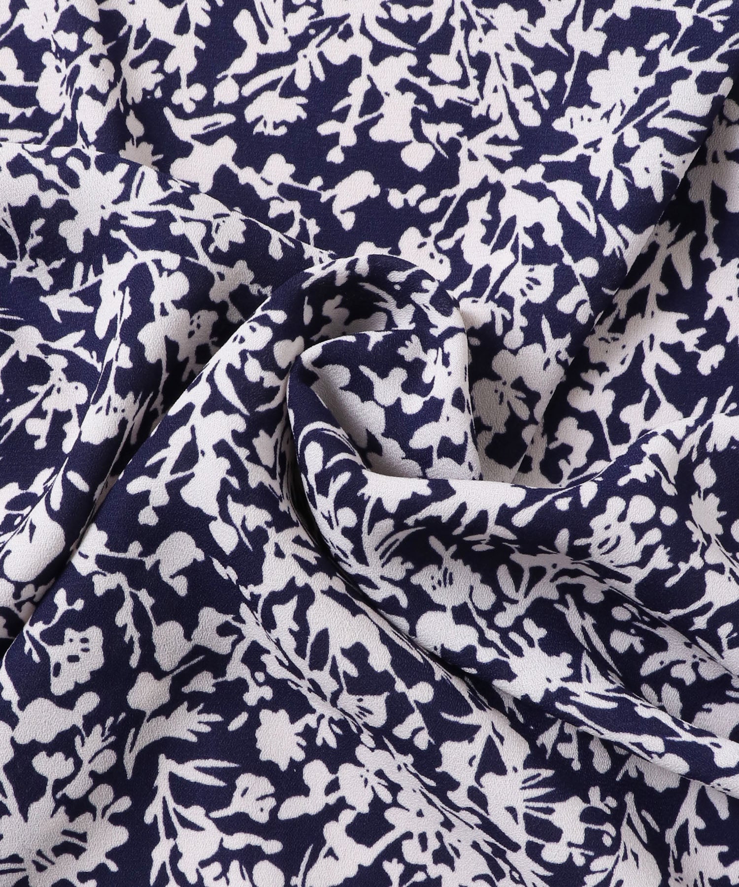 ハンチ hunch ジョーゼット柄 プリントワンピース （ブラック） ブラック