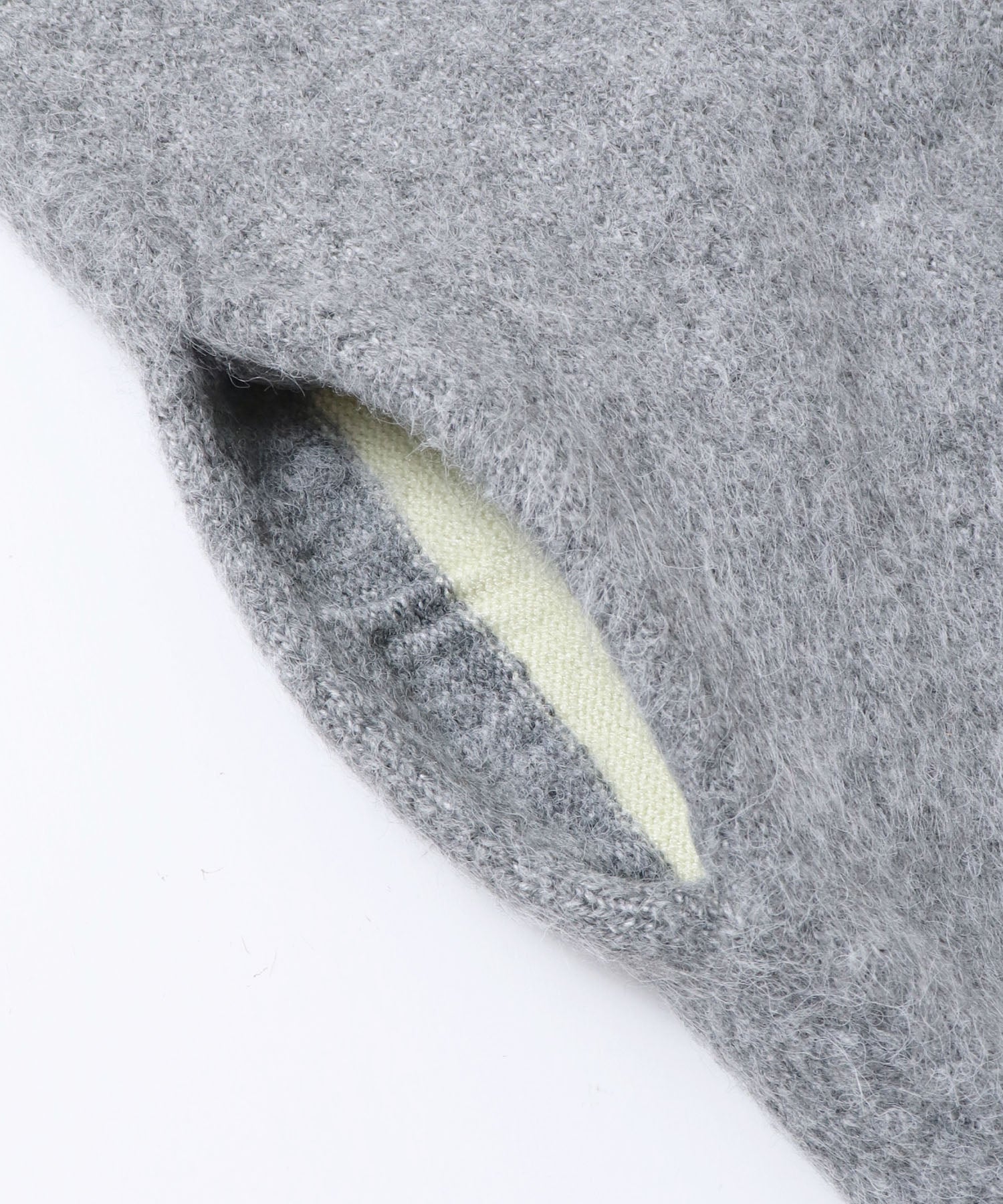 ハンチ hunch ダブルフェイス ニットコート （ベージュ） ベージュ