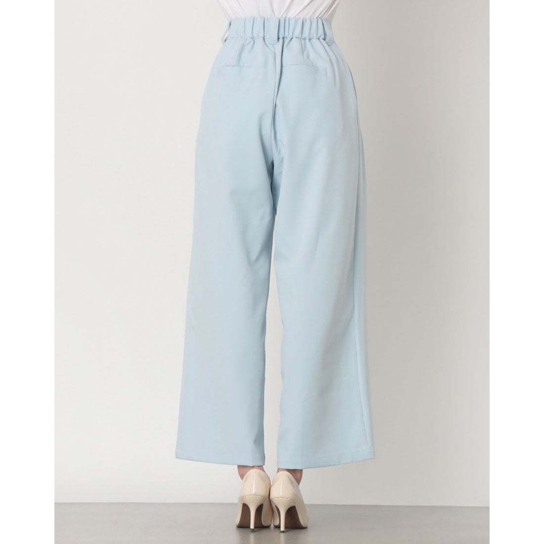 ハンチ hunch 2タック ワイドパンツ （BLUE） BLUE