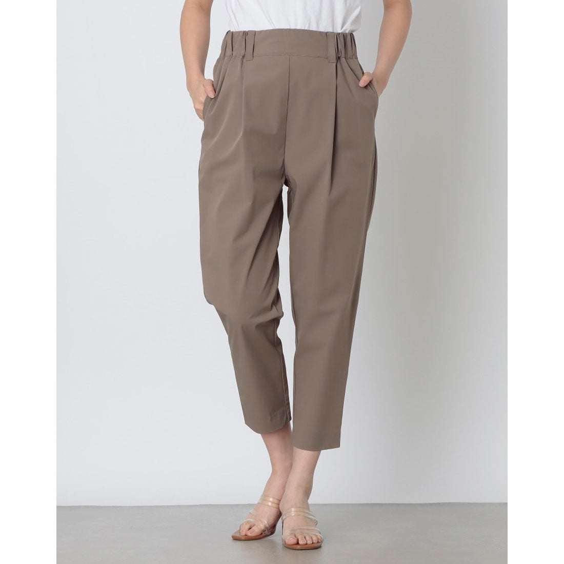 ハンチ hunch ICE TOUCH テーパードパンツ （TAUPE） TAUPE