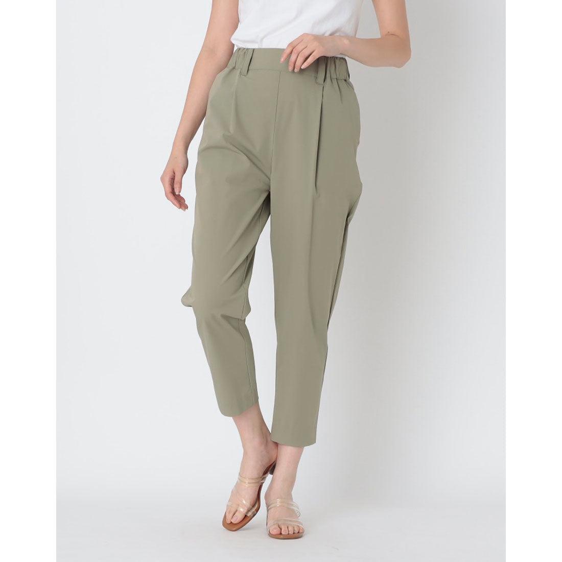 ハンチ hunch ICE TOUCH テーパードパンツ （KHAKI） KHAKI