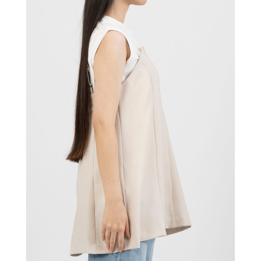ハンチ hunch ツイル ミディキャミビスチェ （OFF BEIGE） OFF BEIGE