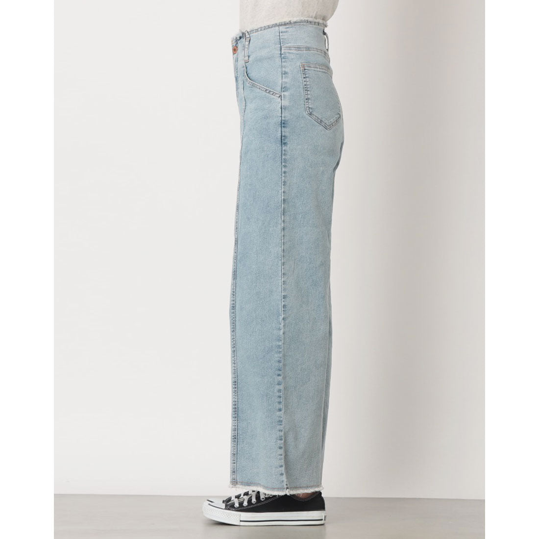 ハンチ hunch 9.5oz ストレッチデニム ワイドパンツ （ONE WASH） ONE WASH
