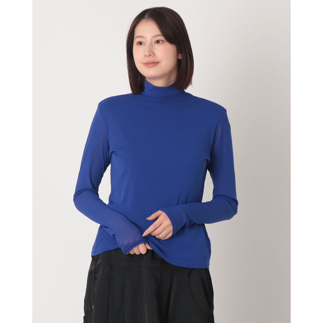 ハンチ hunch パワーネット フロントダブル ハイネック プルオーバー （ROYAL BLUE） ROYAL BLUE
