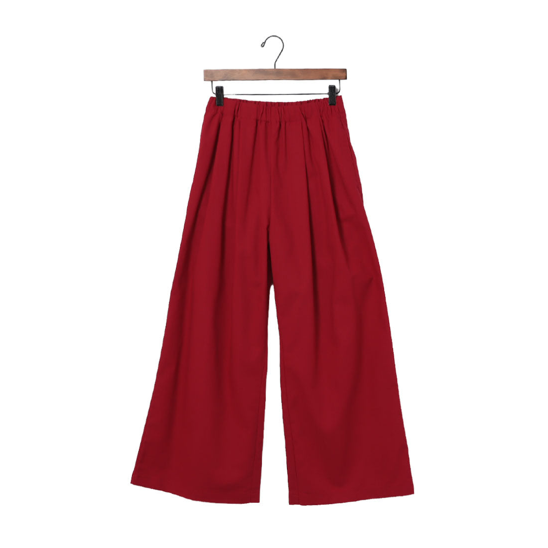 ハンチ hunch フレンチリネン イージーパンツ （RED） RED