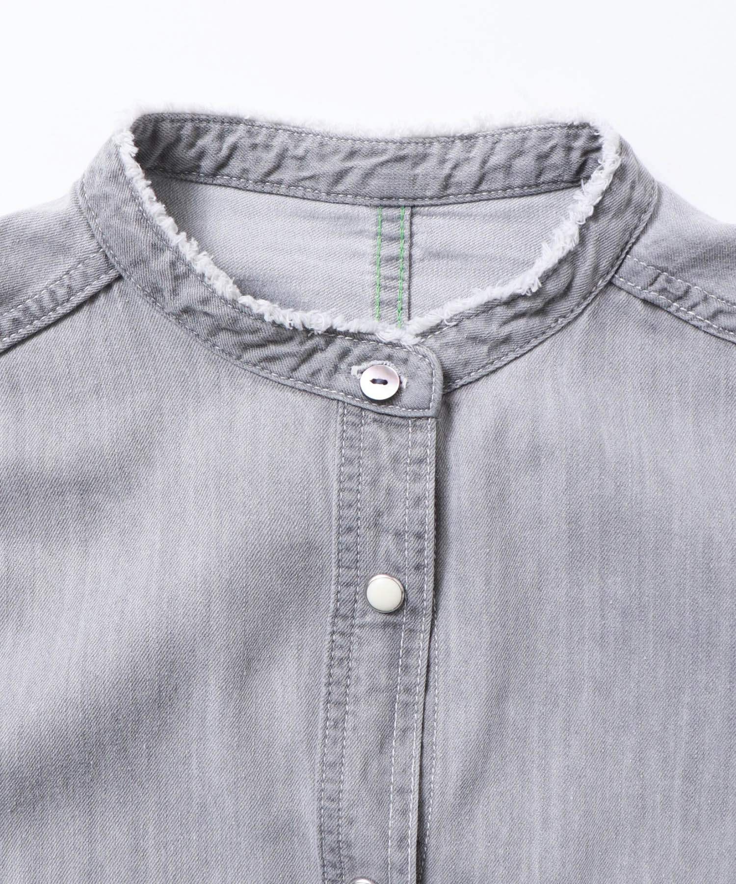 ハンチ hunch テンセルデニムオーバーシャツ （ブルー） ブルー