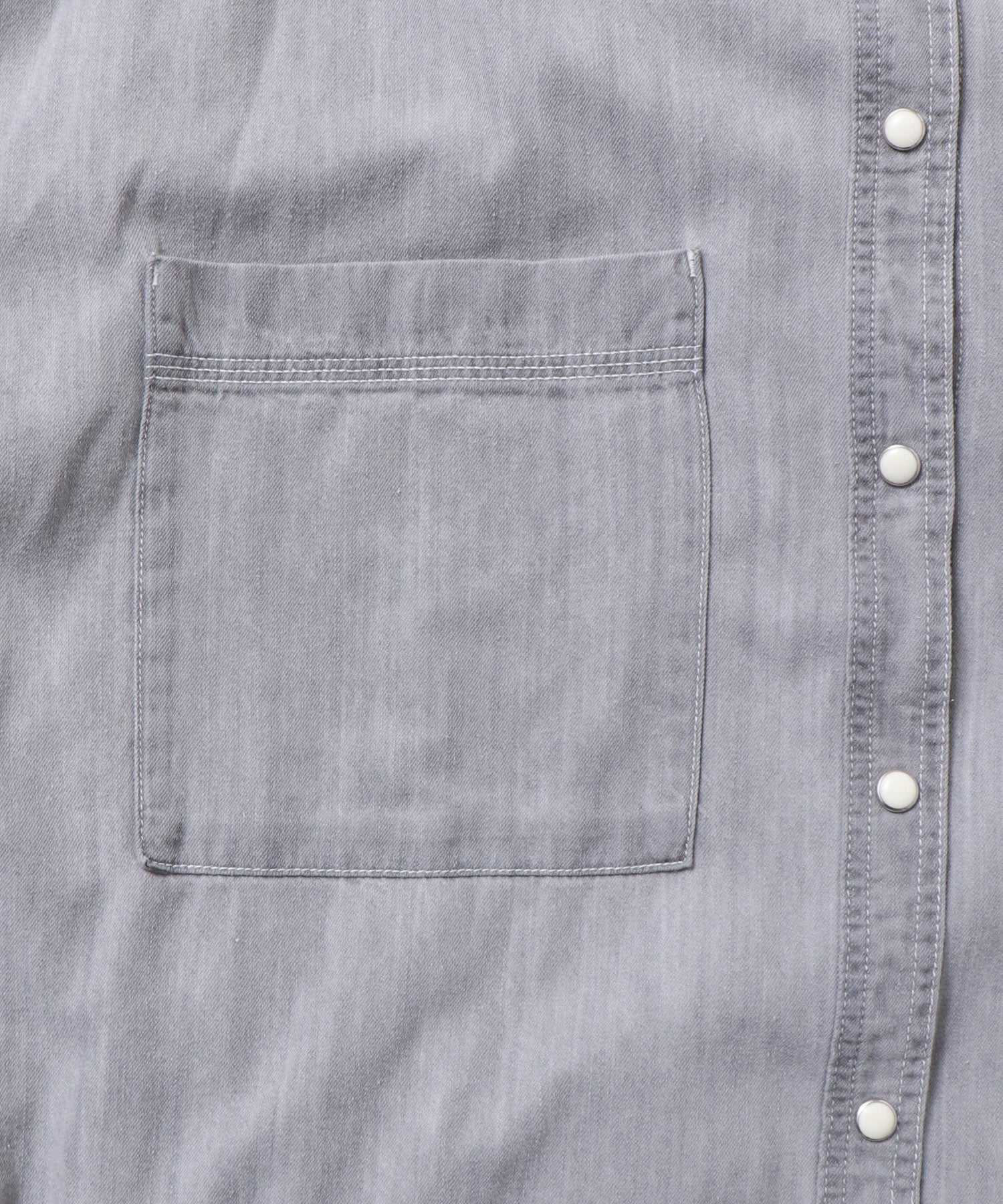 ハンチ hunch テンセルデニムオーバーシャツ （ブルー） ブルー