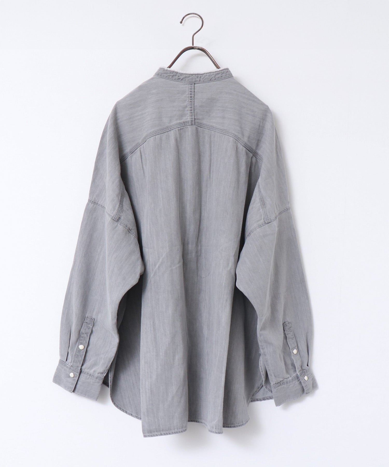 ハンチ hunch テンセルデニムオーバーシャツ （ブルー） ブルー