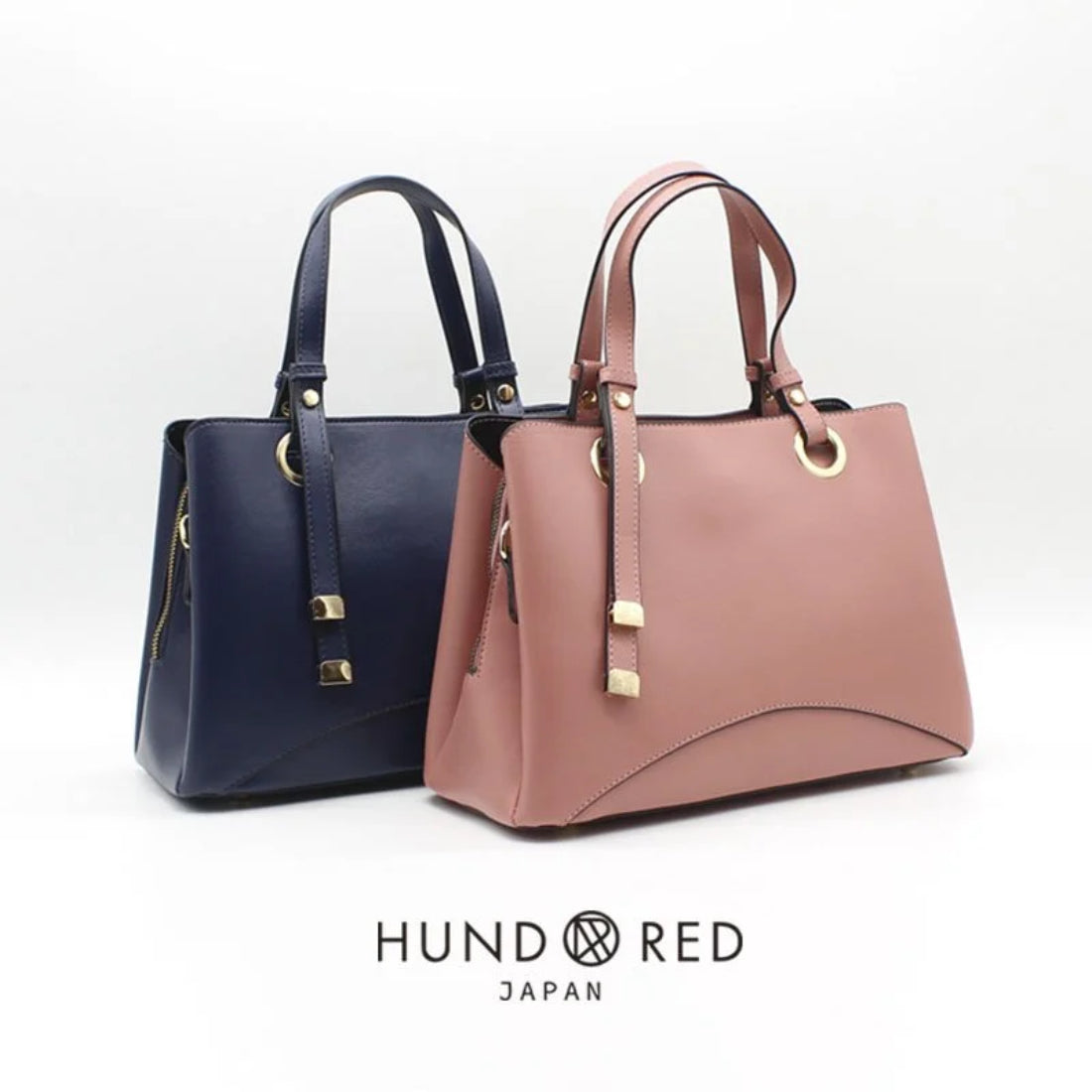 ハンドレッド HUNDRED ハンドバッグ レディース HUNDRED ハンドレッド GDハトメ ハンドル バッグ 大容量 収納力 カジュアル