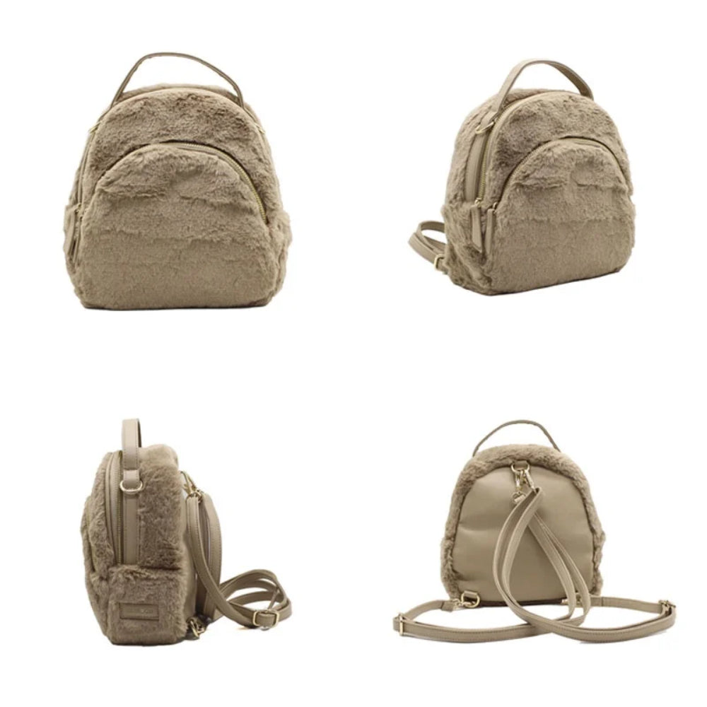 ハンドレッド HUNDRED バックパック HUNDRED ファー エコファー 2way リュック サック バック パック ショルダーバッグ レディース OK-426