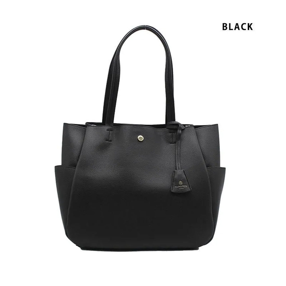 ハンドレッド HUNDRED トートバッグ サイドポケット シンプル トート レディース HUNDRED 肩掛け 肩掛けバッグ HR-2037 （アイボリー） アイボリー