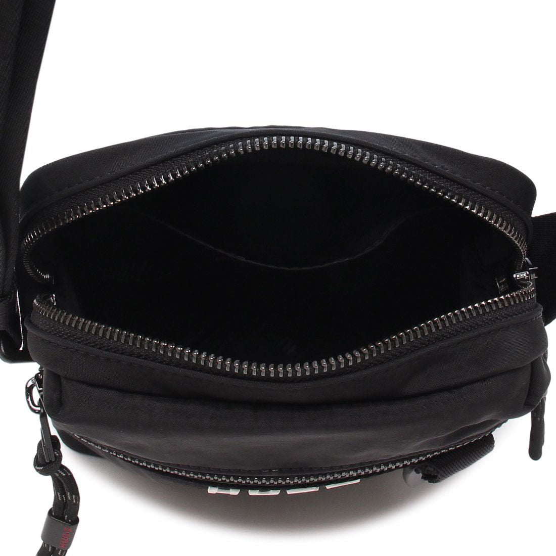 ヒューゴボス HUGO BOSS ボス ショルダーバッグ レポーターバッグ ロゴ入り ジップクロージャー ブラック メンズ HUGO BOSS 50536009 001 （BLACK） BLACK