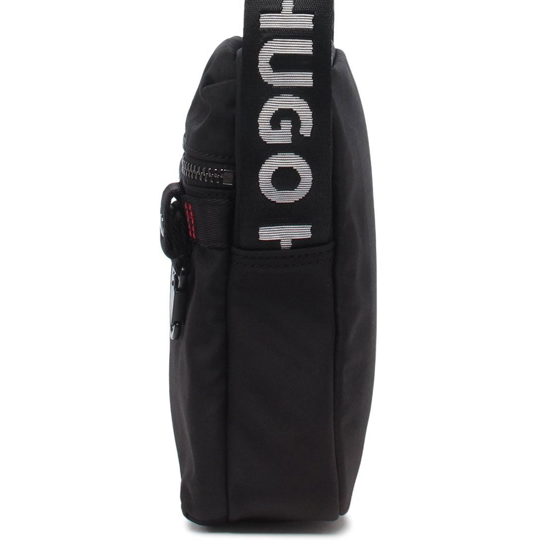 ヒューゴボス HUGO BOSS ボス ショルダーバッグ レポーターバッグ ロゴ入り ジップクロージャー ブラック メンズ HUGO BOSS 50536009 001 （BLACK） BLACK