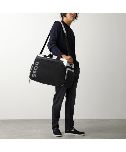 ヒューゴボス HUGO BOSS HUGO BOSS ボストンバッグ Onset Holdall 50548091 （101/ホワイト×ブラック） 101/ホワイト×ブラック