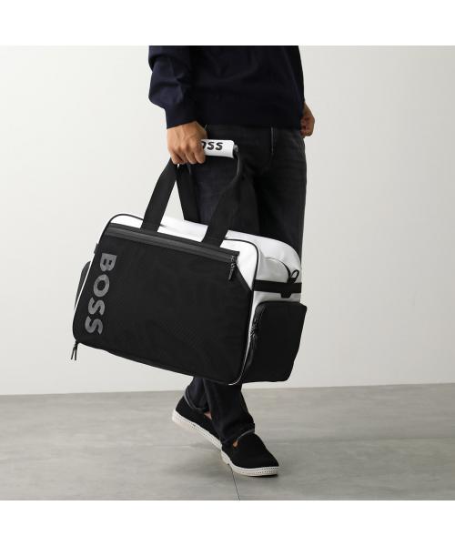 ヒューゴボス HUGO BOSS HUGO BOSS ボストンバッグ Onset Holdall 50548091 （101/ホワイト×ブラック） 101/ホワイト×ブラック