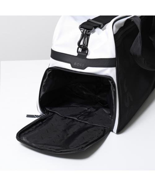 ヒューゴボス HUGO BOSS HUGO BOSS ボストンバッグ Onset Holdall 50548091 （101/ホワイト×ブラック） 101/ホワイト×ブラック