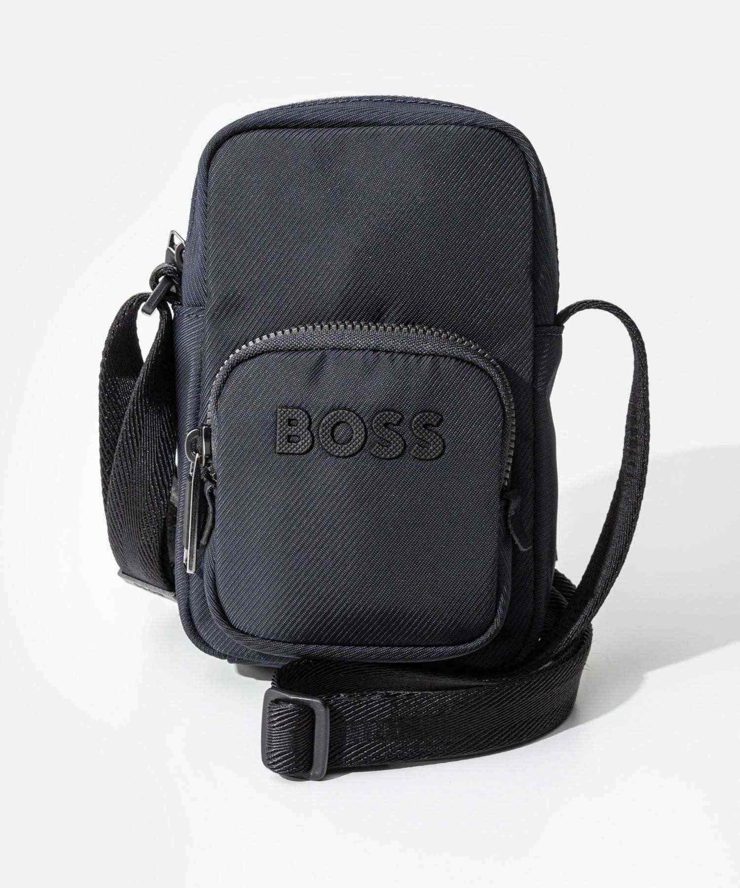 ヒューゴボス HUGO BOSS ヒューゴボス HUGO BOSS Catch 3.0 Mini shoulder bag キャッチ ミニショルダーバッグ 50552566 ロゴ メンズ バッグ CATCH 3.0_MINI NS （DARK BLUE(406)） DARK BLUE(406)
