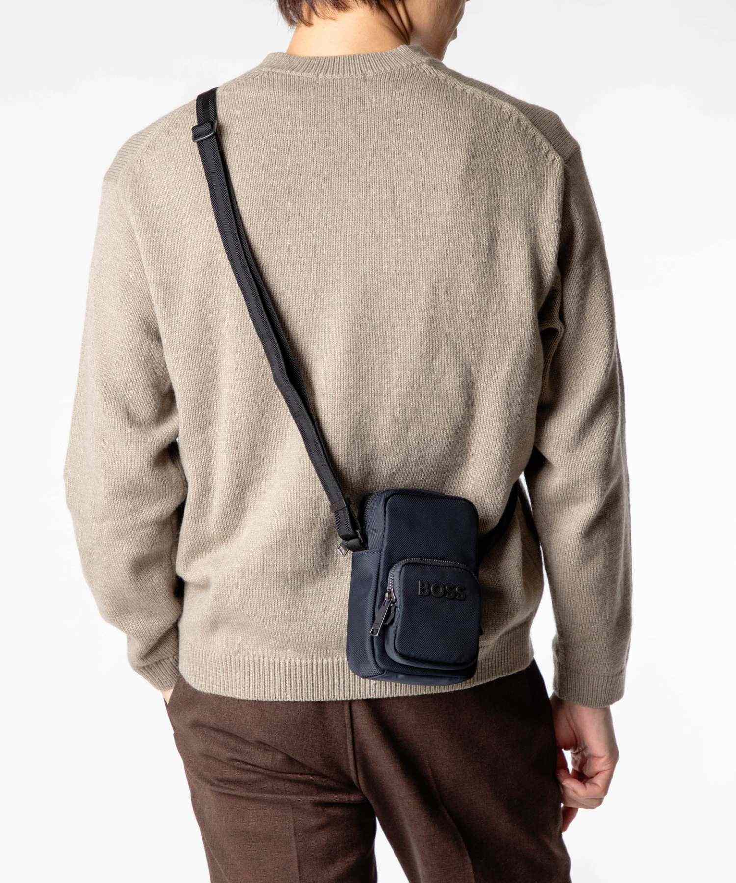 ヒューゴボス HUGO BOSS ヒューゴボス HUGO BOSS Catch 3.0 Mini shoulder bag キャッチ ミニショルダーバッグ 50552566 ロゴ メンズ バッグ CATCH 3.0_MINI NS （DARK BLUE(406)） DARK BLUE(406)