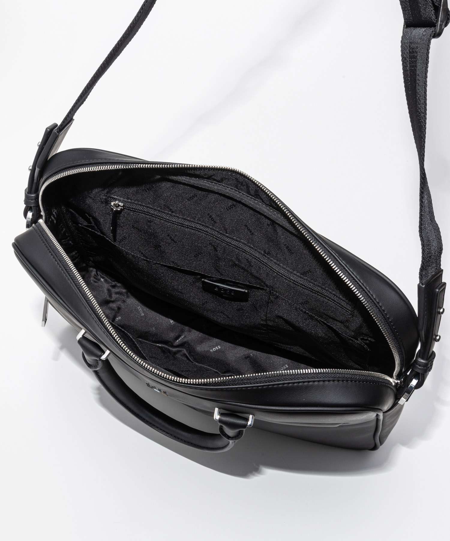 ヒューゴボス HUGO BOSS ヒューゴボス HUGO BOSS Ray doc case レイ ドックケース 50552614 ブリーフケース ビジネスバッグ ショルダーバッグ  RAY_MS_S DOC CASE （BLACK(001)） BLACK(001)