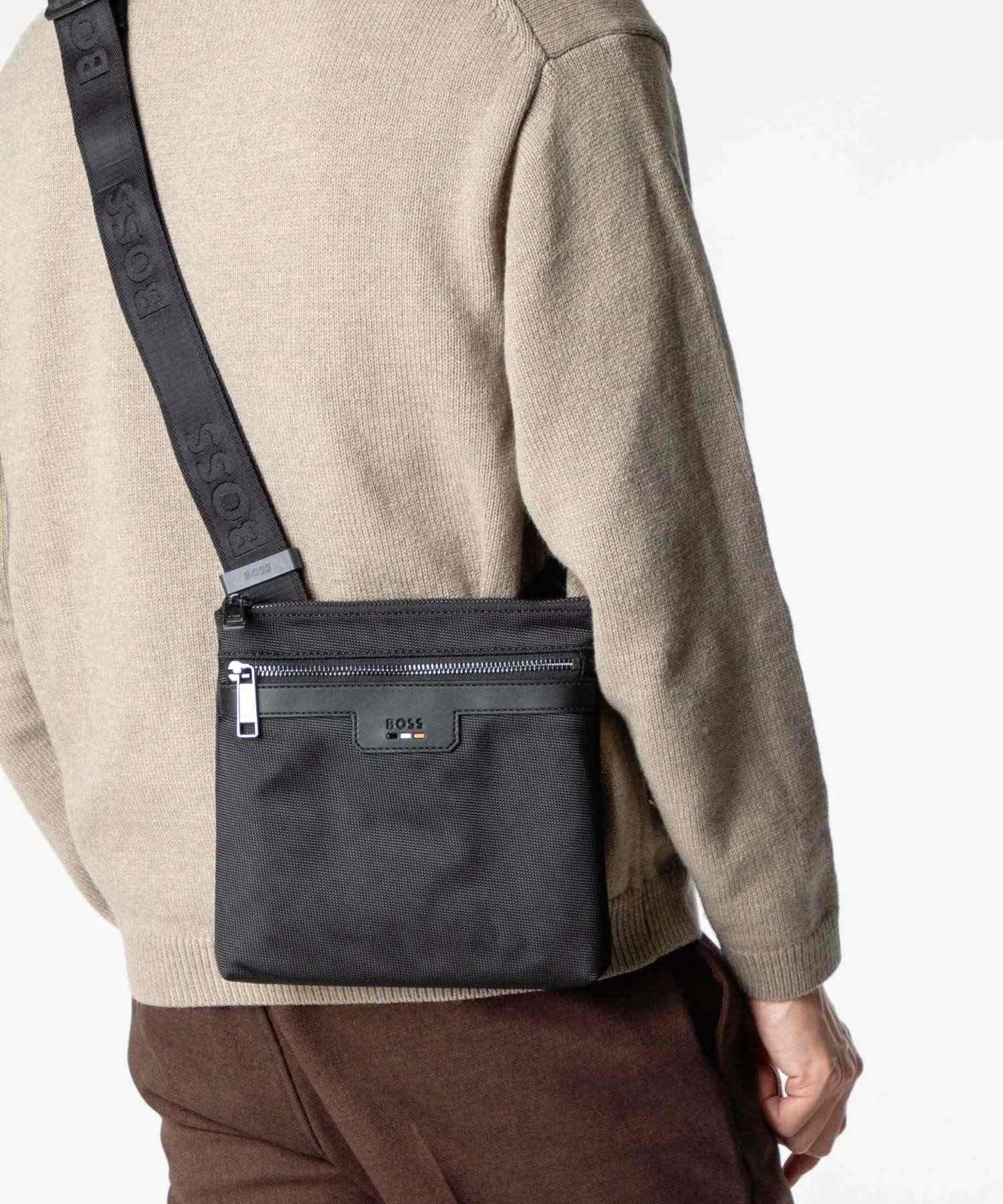 ヒューゴボス HUGO BOSS ヒューゴボス HUGO BOSS RayvEnvelope shoulder bag レイ エンベロープ ショルダーバッグ 50536191 ロゴ メンズ バッグ RAY_N_ENVELOPE （BLACK(001)） BLACK(001)
