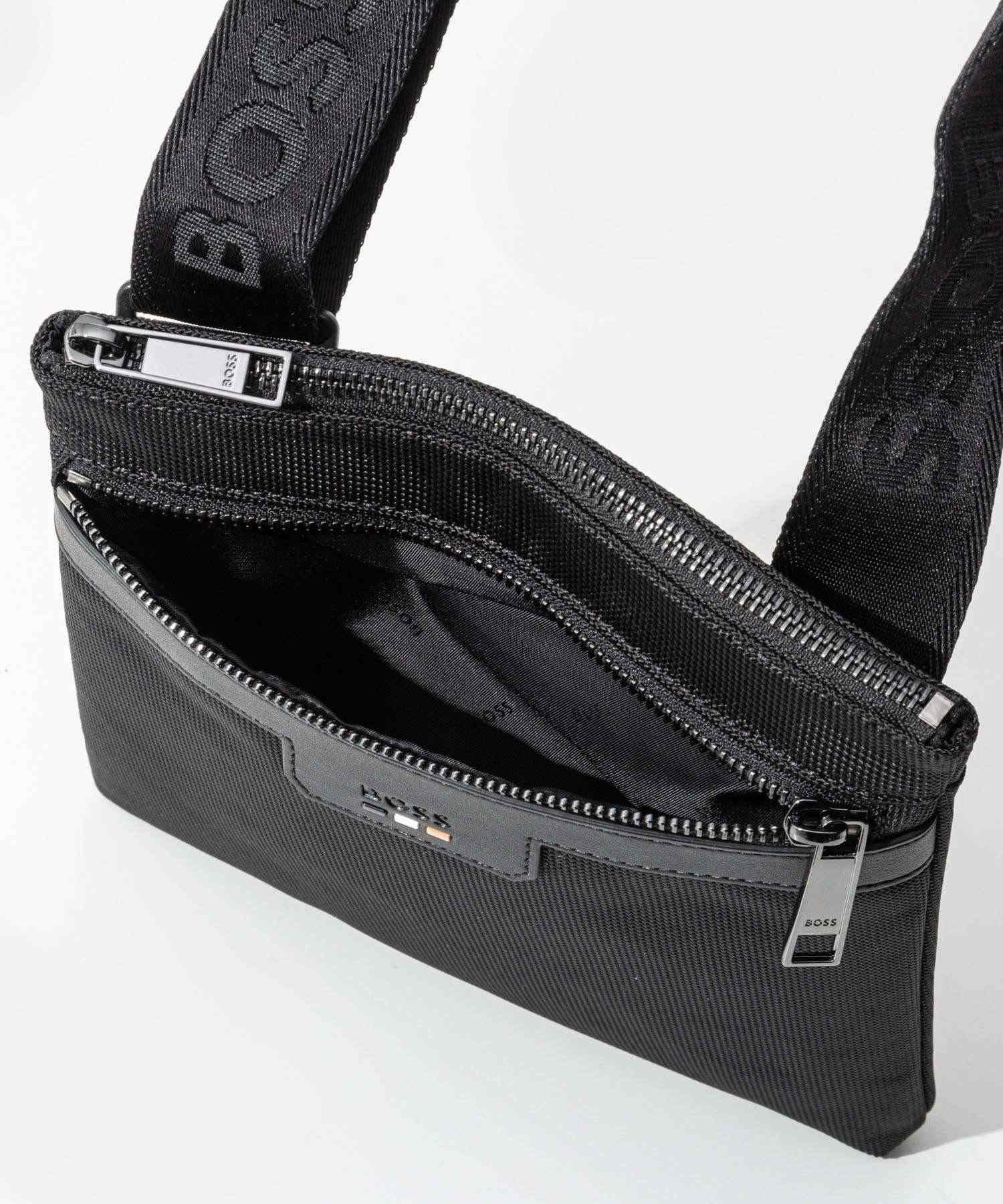 ヒューゴボス HUGO BOSS ヒューゴボス HUGO BOSS RayvEnvelope shoulder bag レイ エンベロープ ショルダーバッグ 50536191 ロゴ メンズ バッグ RAY_N_ENVELOPE （BLACK(001)） BLACK(001)