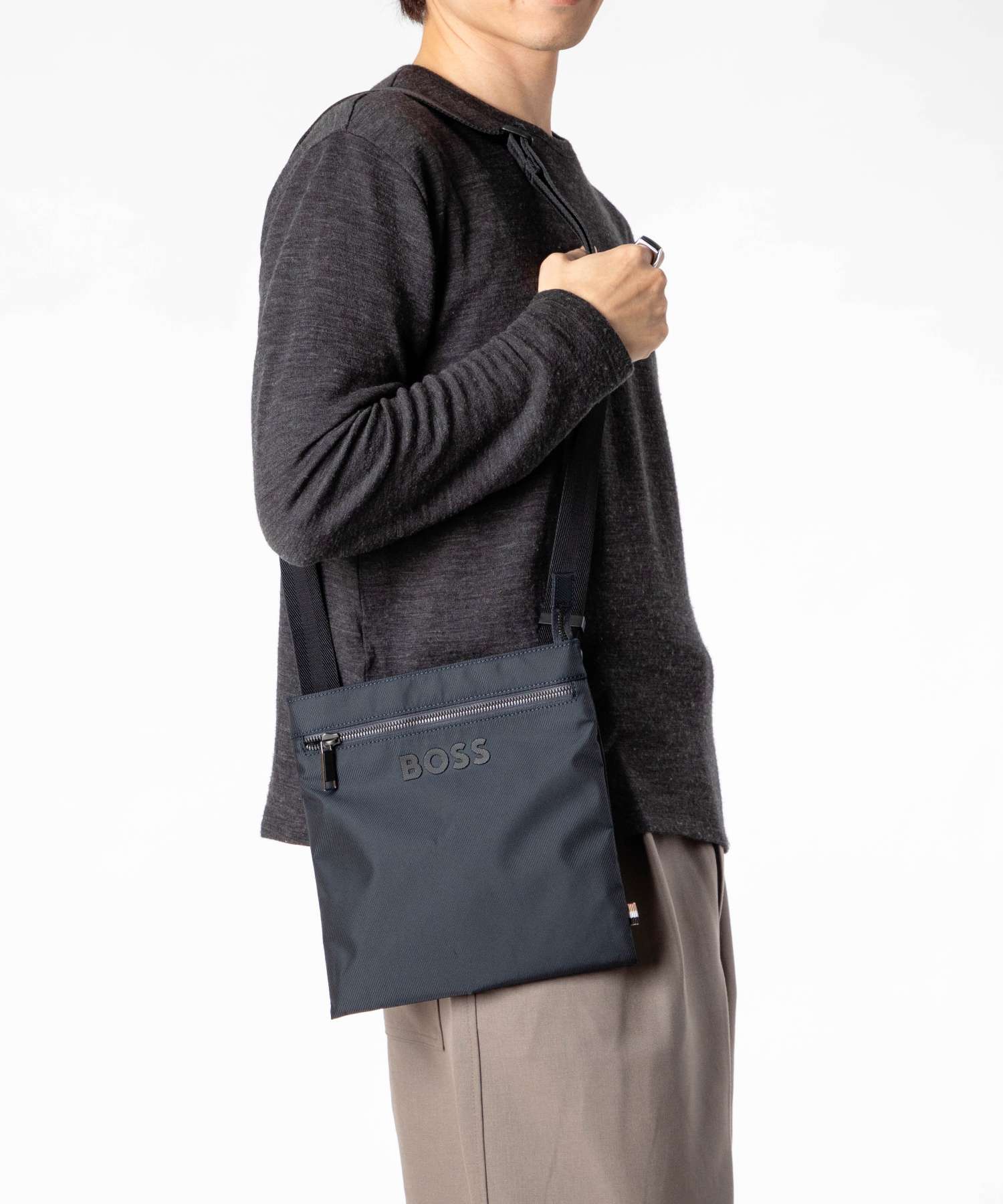 ヒューゴボス HUGO BOSS ヒューゴボス HUGO BOSS Catch 3.0 Envelope L エンベロープバッグ バッグ L 50511930 ショルダーバッグ  CATCH_3.0_ENVELOPE L （DARK BLUE(406)） DARK BLUE(406)