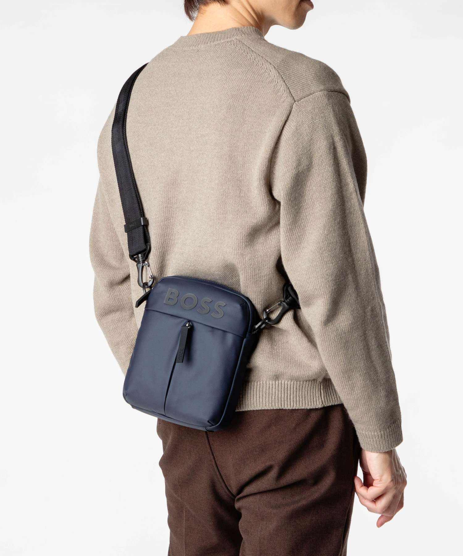 ヒューゴボス HUGO BOSS ヒューゴボス HUGO BOSS reporter bag レポーターバッグ 50516893 ショルダーバッグ ロゴ メンズ バッグ STORMY_NS_ZIP （DARK BLUE(402)） DARK BLUE(402)