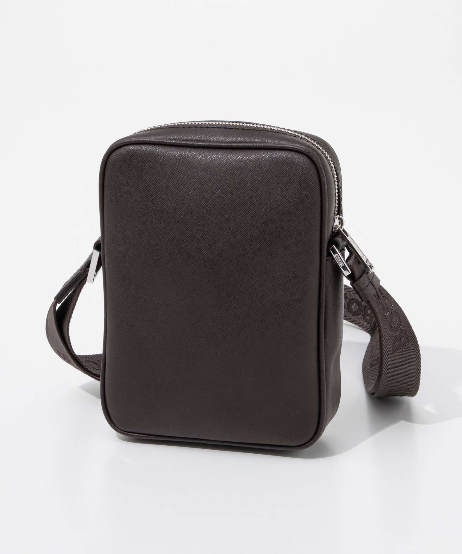 ヒューゴボス HUGO BOSS ヒューゴボス HUGO BOSS Zair NS zip reporter bag ジップ レポーターバッグ 50483566 ショルダーバッグ ロゴ メンズ （DARK BROWN(203)） DARK BROWN(203)